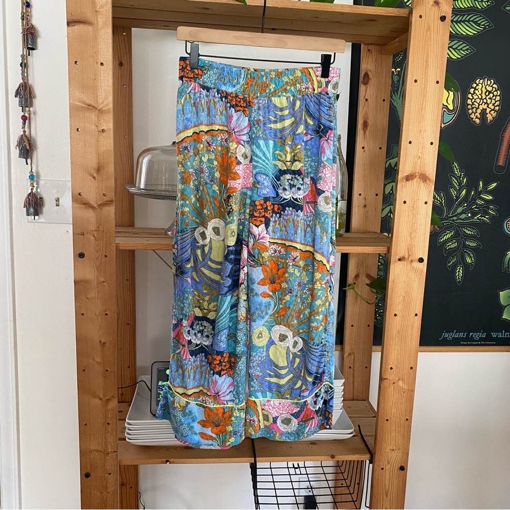 Anthropologie Colorful Utility Lounge Pajama Set Small - Picture 11 of 16